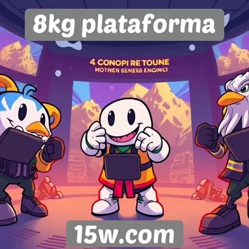 Recursos exclusivos da 8kg plataforma em destaque